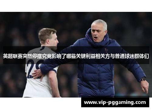 英超联赛突然停摆究竟影响了哪些关键利益相关方与普通球迷群体们 英超联赛突然停摆究竟影响了哪些关键利益相关方与普通球迷群体们